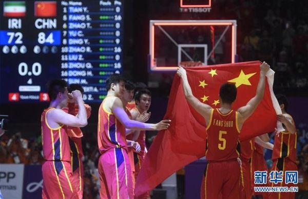 中国男篮国家队，登上亚洲之巅
